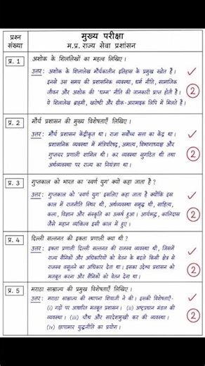 🔥 MPPSC Mains Preparation 2026 | 2 Markers | #mppsc #mppscmains