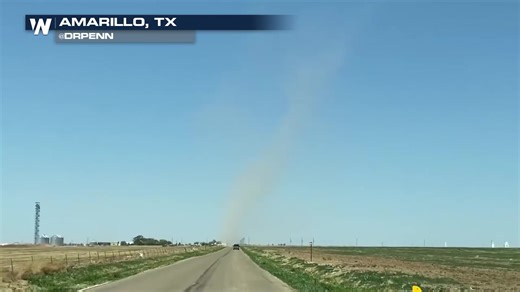 1.8K views · 57 reactions | The [dust]devil went down to [Texas]. Check out this #DustDevil spotted in #Amarillo on Tuesday. #TXwx | WeatherNation | Facebook