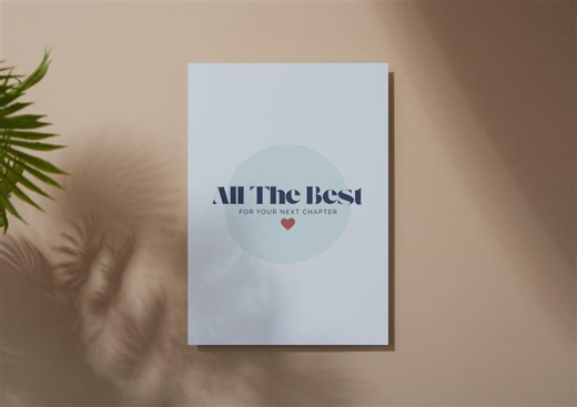 Farewell Card Printable Digital Download Goodbye Greeting Card - Etsy