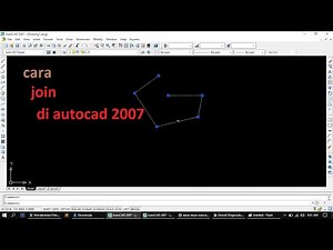 cara join di auto cad 2007