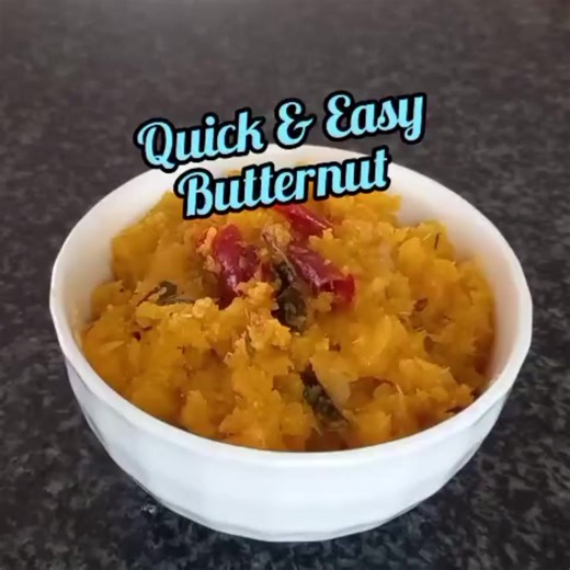 Learning how to cook? Try this easy recipe. Step-by-step how to make butternut curry - including how to peel and cut butternut. No complicated spices - just a cozy vegetarian meal. This a beginner friendly one-pot meal. Tips are listed below. Ingredients: 1 Butternut 3 tbsp Oil 1 small Onion A pinch of Methi seeds 3 cloves of Garlic 2 dried Chillies Few Curry leaves 1 tsp Thyme Salt Sugar (Optional) Tips: • You can peel the butternut with a peeler before cutting into wedges and slicing. • Smalle