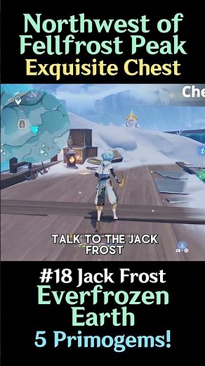 Ice Cube Jack Frost Challenge in Everfrozen Earth | #genshinimpact