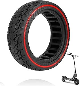 8.5 * 2.5 off-road Solid Tire with Red Circle for Dualtron Mini Motor& Speedway Leger (Pro) Electric Scooters