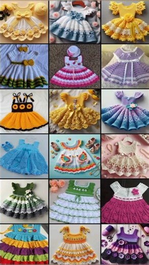 Crochet Frock For Girl 0-6 Years||Crochet Baby Clothes New Design 2025#crochet​dress​#babyclothes​