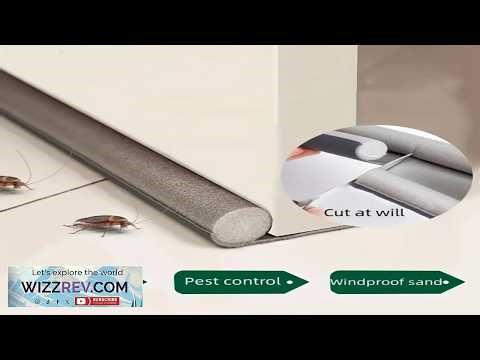 1pc Door Sealing Strip Door Bottom Seal Strip Soundproof Door And Window