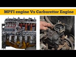 How MPFI engine is different from carburettor engine