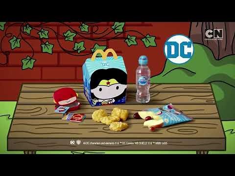 McDonald's DC Super Heroes & Villains Happy Meal Advert Version 2 (As Seen On Cartoon Network UK)