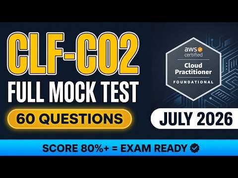 AWS Cloud Practitioner Exam Questions 2026 | 60 CLF-C02 Mock Test Questions for Beginners