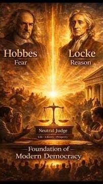 Hobbes vs Locke: Fear vs Reason | The Idea Behind Modern Democracy