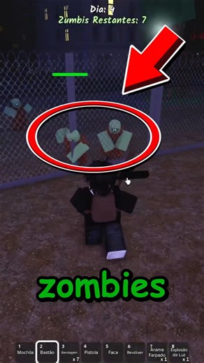 I built a base against zombies in Roblox.