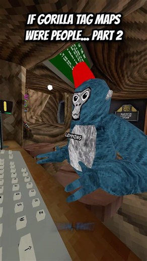 If Gorilla Tag Maps Were People... [Part 2] #gorillatag #gtag #viral #vr