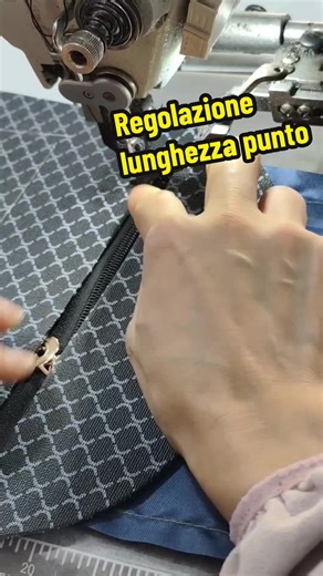 Regolazione lunghezza punto per cucire carteras