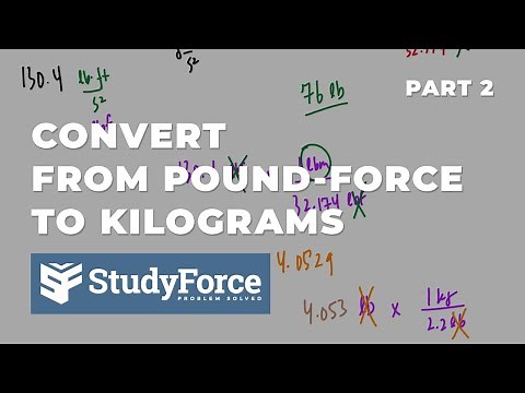 Convert lbf to kg (Pound-force to Kilograms; Part 2)