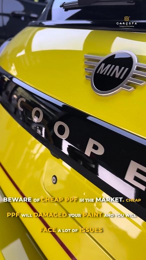 🚗Mini Cooper now shines with an unparalleled gloss, shielded by the ultimate protection of Aegis Armor Paint Protection Film at one of Ahmedabad’s biggest studios, covering over 9000 sq. feet. 🚀 𝐄𝐱𝐜𝐥𝐮𝐬𝐢𝐯𝐞 𝐃𝐞𝐚𝐥: Enjoy 10% Off on CrystalShield™️ Ceramic Coating for a Limited Time! -—————————— 𝐂𝐚𝐥𝐥 𝐎𝐫 𝐖𝐡𝐚𝐭𝐬𝐀𝐩𝐩 𝐅𝐨𝐫 𝐑𝐚𝐭𝐞𝐬 𝐍𝐨𝐰!! 9879053151 / 9558995588 𝐈𝐧𝐪𝐮𝐢𝐫𝐞 𝐍𝐨𝐰 𝐎𝐧 𝐖𝐡𝐚𝐭𝐬𝐀𝐩𝐩: https://api.whatsapp.com/send/?phone=919879053151 𝐘𝐌𝐂𝐀 𝐂𝐫𝐨�