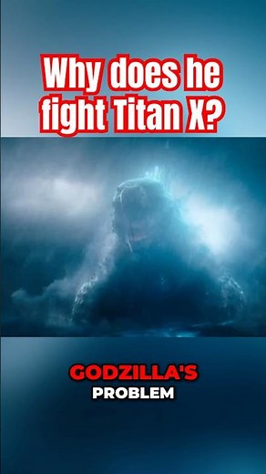 Why Does Godzilla Fight Titan X? #Godzilla #Monarch #Monsterverse #MonarchLegacyOfMonsters