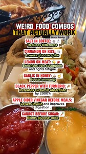 Weird food combos that actually work #usareels #usa #FoodCombos | Gracia Robles