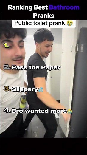 Funniest Bathroom Pranks Ranked!