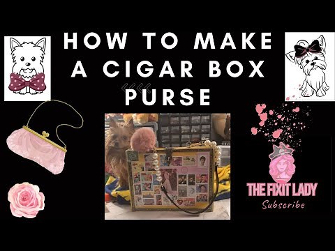 How to - How to Make Stylish Cigar Box Purse 👛