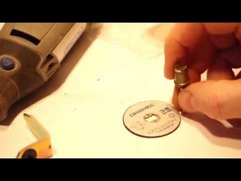 How to use Dremel multitool accessory: 456 Metal cutting wheel with speedclic