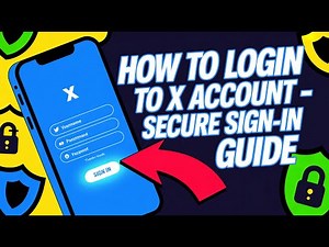 How to Login to X Account – Secure Sign-In Guide