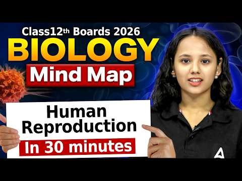 Class 12 Biology 2026 | Human Reproduction One Shot | 30 Min Fast Revision 🔥Boards 2026
