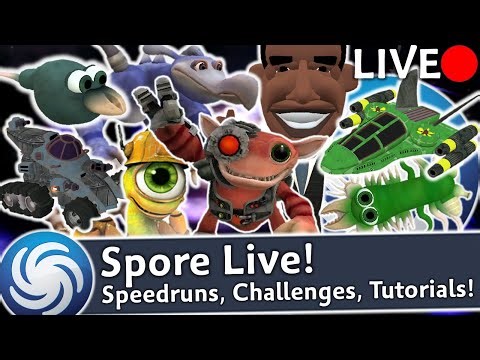 Spore LIVE Destroying the Grox Empire Day 1