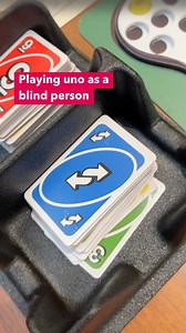 If you can’t see the numbers or colors, how do you play #Uno if you’re #Blind? With braille! By having #Braille with the card's number and color displayed in both directions, now everyone can join in on the fun! #BrailleLiteracyMonth | Perkins School for the Blind