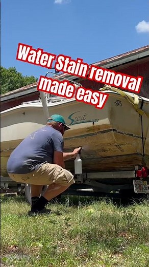 Remove Water and Rust Stains on Your Boat Easy and Fast