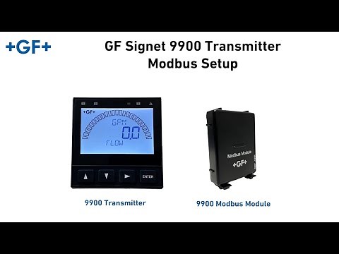 GF Signet 9900 Transmitter Modbus Setup