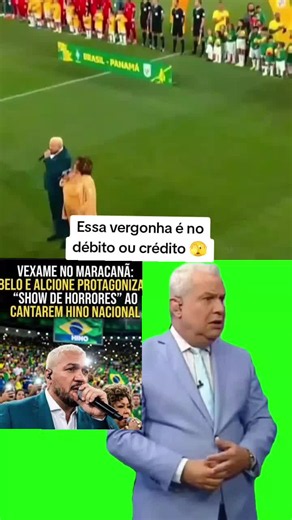 Belo e Alcione erram o Hino Nacional - vídeo viral do Brasil