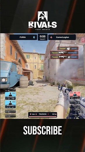 Tauson UNSTOPPABLE — FULL WIPE vs FURIA #blast #Rivals #cs #cs2