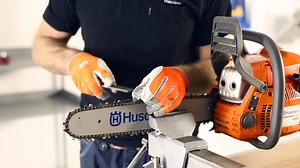 3.4K views · 128 reactions | Cutting with a dull chain leads to higher fuel consumption and excessive wear. You can easily avoid this by filing your chains regularly. Here’s what you need to know about sharpening your chain! | Husqvarna | Facebook