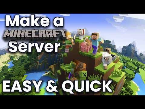 FASTEST Way to Make a Minecraft Server