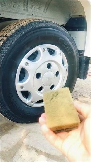 टायर बनाओ नई जैसी | How To Clean Tyer #viralvideo