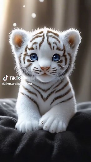 Beautiful 4K Live Wallpapers Featuring White Tigers