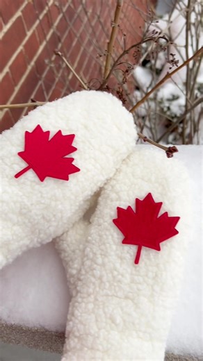 These mittens are inspired by Shane Hollander’s iconic Team Canada jacket, so obviously you need to make them! 🍁 Get your free pattern here: https://fabricland.ca/DIY/2026/canadian-themed-fleece-mittens/Canadian-Mittens-Pattern.pdf . #NotionOfTheMonth #TailorNotions #DIYMittens #HeatedRivalry #ShaneHollander #WinterOlympics #TeamCanada