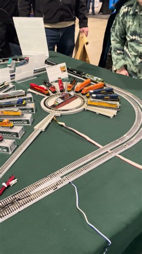 2026 Amherst Train show Kato N scale table