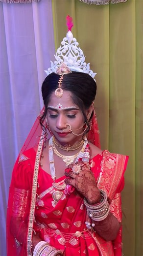 My beautiful Bengali bride😍🫶🏻#bengali #brid#ytshort #youtube #subscribe
