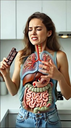 How Chocolate Breaks Down in the Body | 3D Digestion Anatomy