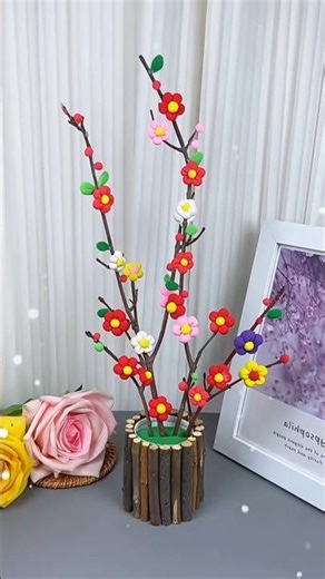 Make a Cute Clay Tree at Home | Easy Craft for Beginners