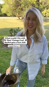 3.3K views · 80 reactions | Part 4 What would I Do with That! Vintage coal scuttle bucket gets a new job) Check out this! #BOOMchallenge #usa #Nice #usareels #bestchallenge #womeninmalefields #summerfood #happynewyear | Sarah Teresinski | Facebook