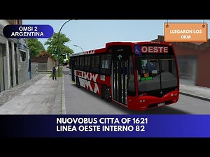 Omsi 2 Argentina | Nuovobus Citta OF 1621 | Linea Oeste (504) Int.82 | Lanús