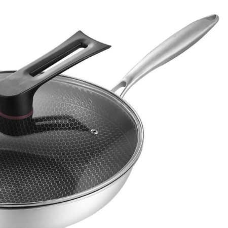 Stainless Steel Wok Pan,Stainless Steel Wok Pan Stainless Steel Wok Honeycomb Stainless Steel Wok True to Its Promise - Walmart.ca