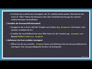 Wie man Mobile Device Detection Issues in ASP.NET-Projekten behebt
