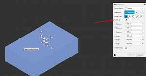 Put the move tool where it's needed