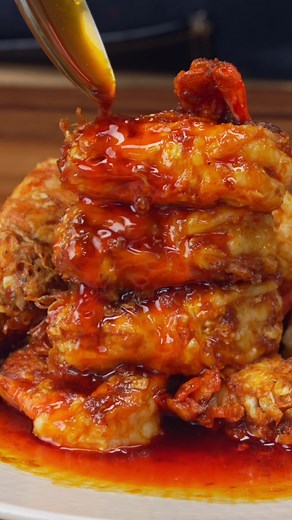Deep Fried River Shrimp Cooking Video