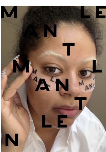 The Eye Patches styled with: The Eye De-Puffer. Reusable silicone patches designed to be paired with whatever your skin needs. mantleskin.com #skintok #fyp #skincare #StartWithMake