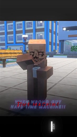 Wrong Person had TIME MACHINE ⏰ ... #shorts #minecraft