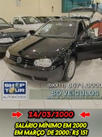 VW Golf 2000 | Mais de 250 salários mínimos 😳 #volkswagengolf #vwbrasil #golf #anos2000 #nostalgic