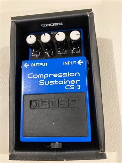 Boss CS-3 Compression Sustainer (Black Label) 1992 - 1997 - Blue | Reverb